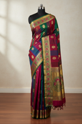 AURHVANA Silk Banarasi Saree